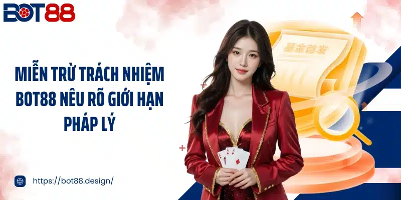 Miễn trừ trách nhiệm Bot88 nêu rõ giới hạn pháp lý